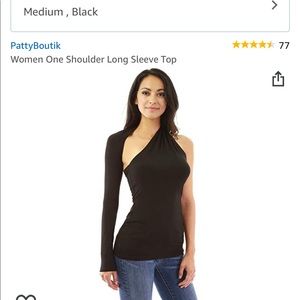 One shoulder long sleeve! Brand new never worn
